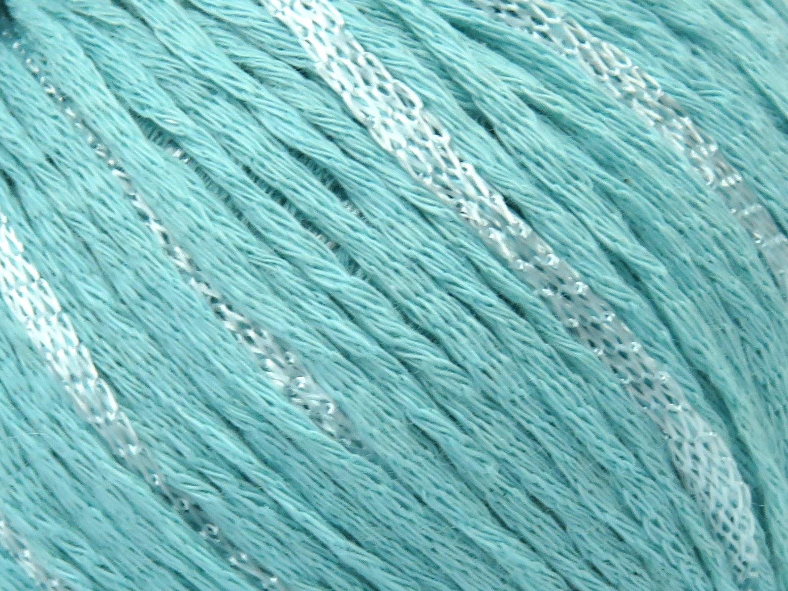 Lot of 6 Skeins Ice Yarns SUMMERTIME (80% Cotton 20% Viscose) Yarn Dark Mint Green