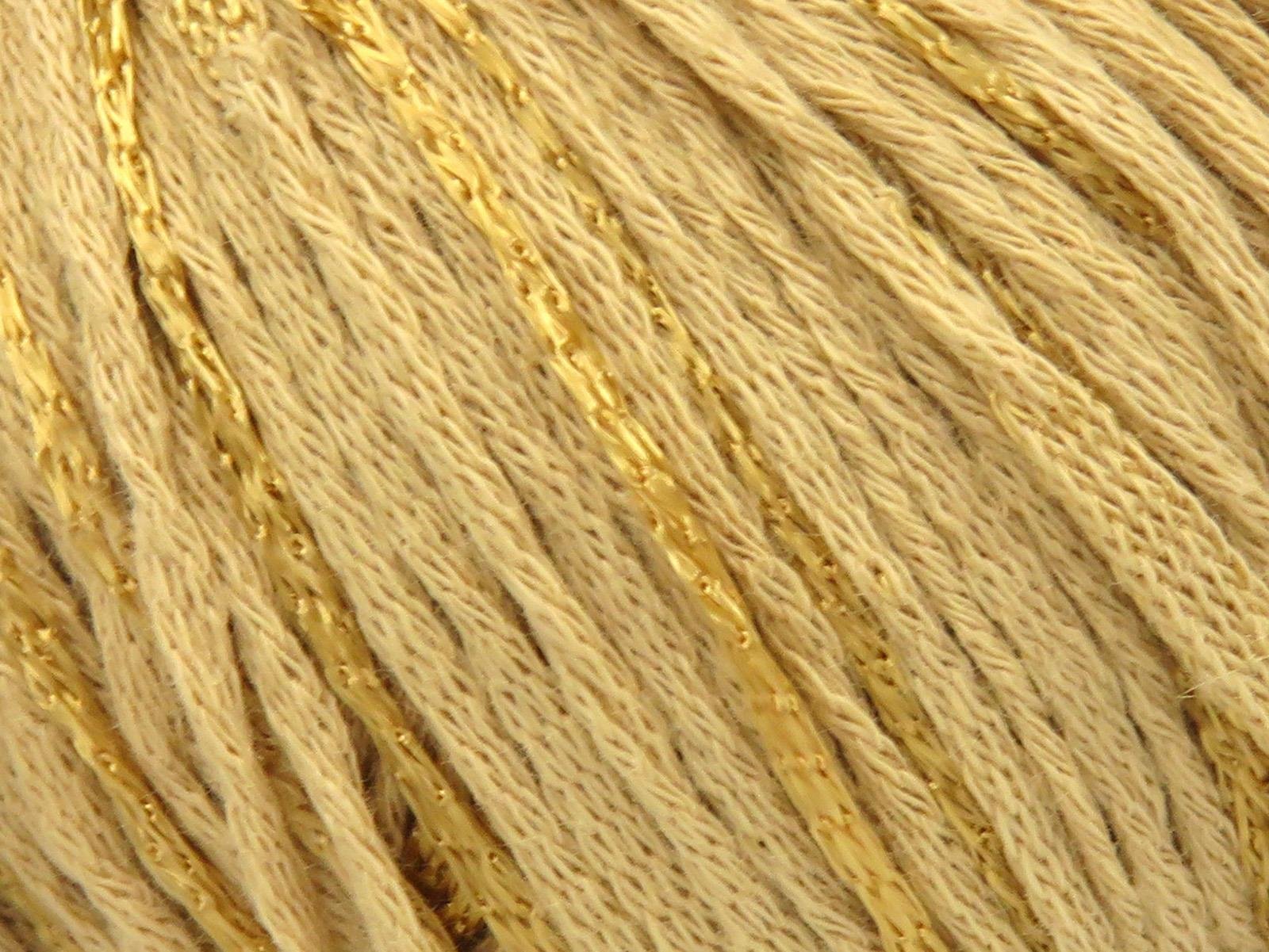 Lot of 6 Skeins Ice Yarns SUMMERTIME (80% Cotton 20% Viscose) Yarn Dark Beige