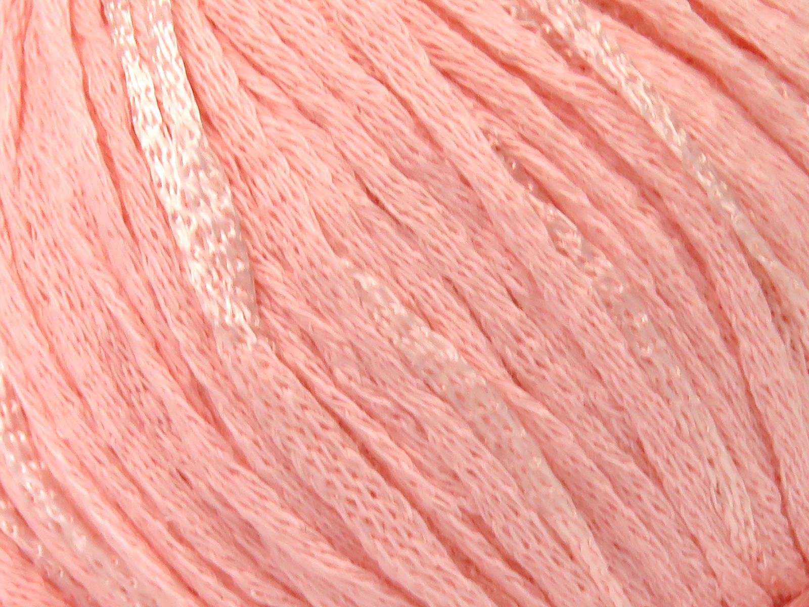 Lot of 6 Skeins Ice Yarns SUMMERTIME (80% Cotton 20% Viscose) Yarn Light Salmon