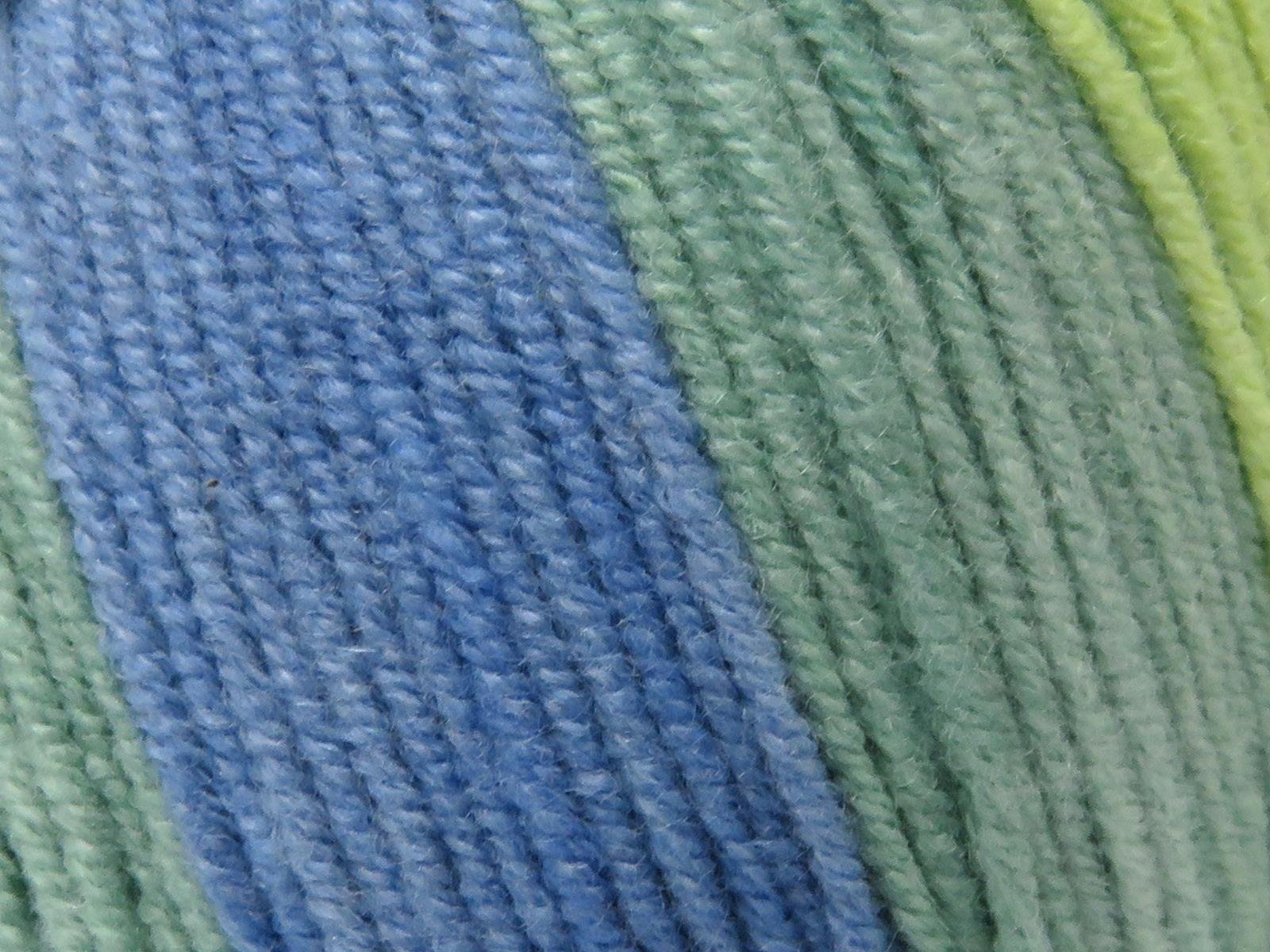 Lot of 8 Skeins Ice Yarns ALARA BATIK Hand Knitting Yarn Blue Green Shades