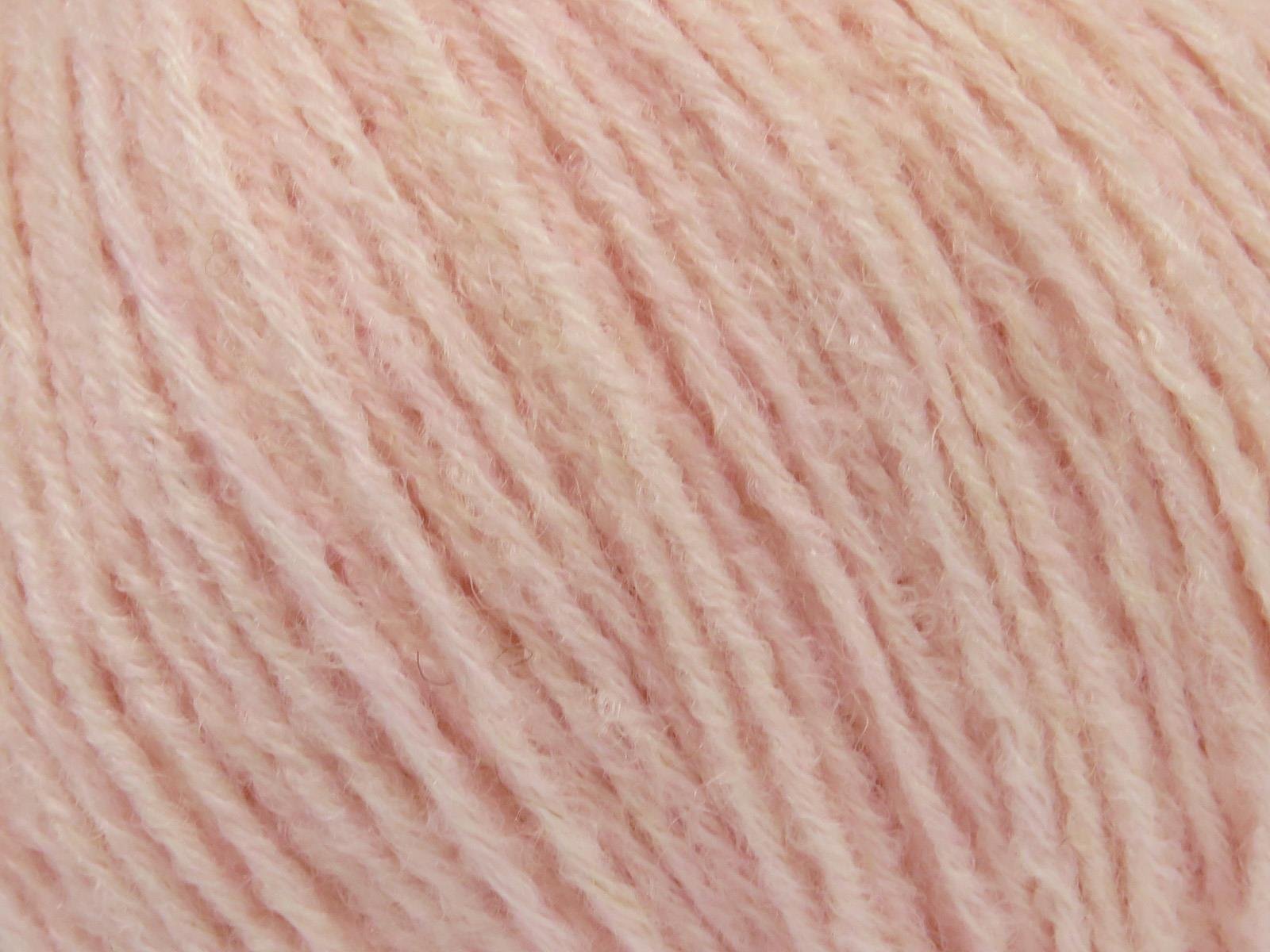 Lot of 8 Skeins Ice Yarns BAMBINO MERINO (60% Merino Wool) Yarn Light Pink