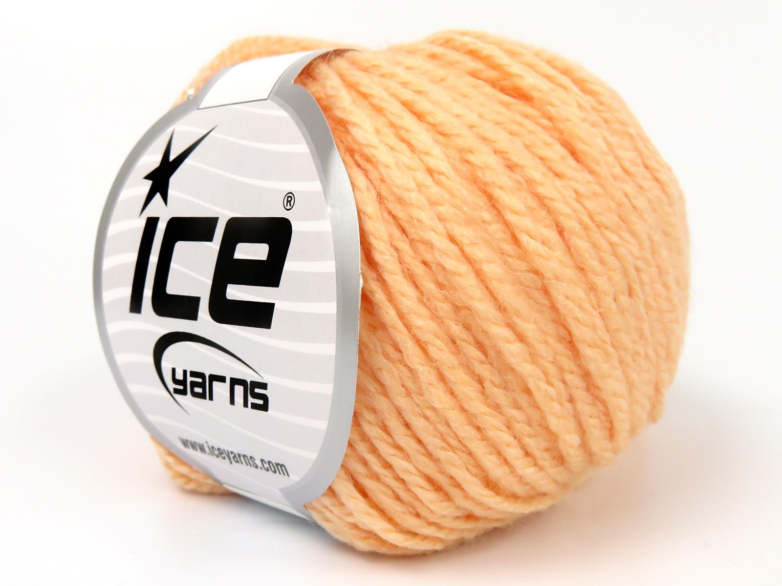 Lot of 8 Skeins Ice Yarns LANA MOR BIDA Hand Knitting Yarn Salmon