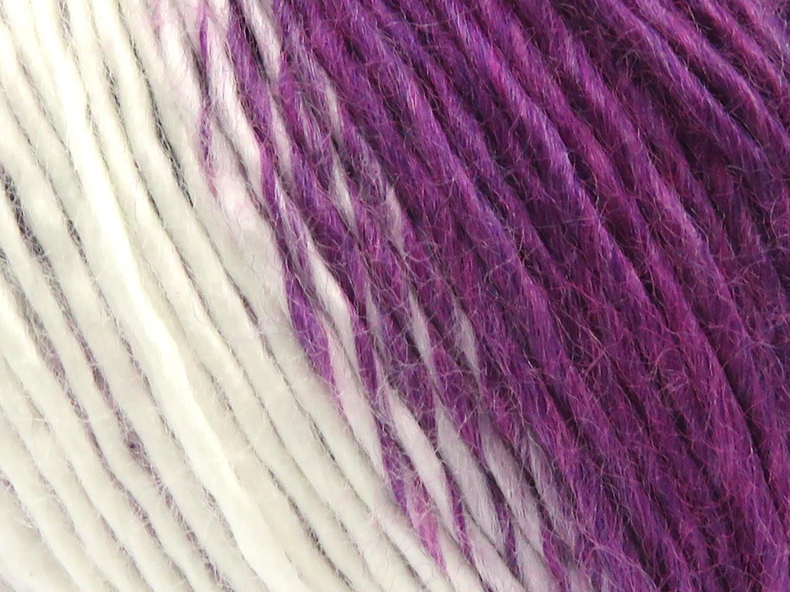 Lot of 8 Skeins Ice Yarns PANORAMA Hand Knitting Yarn Ecru Purple Shades