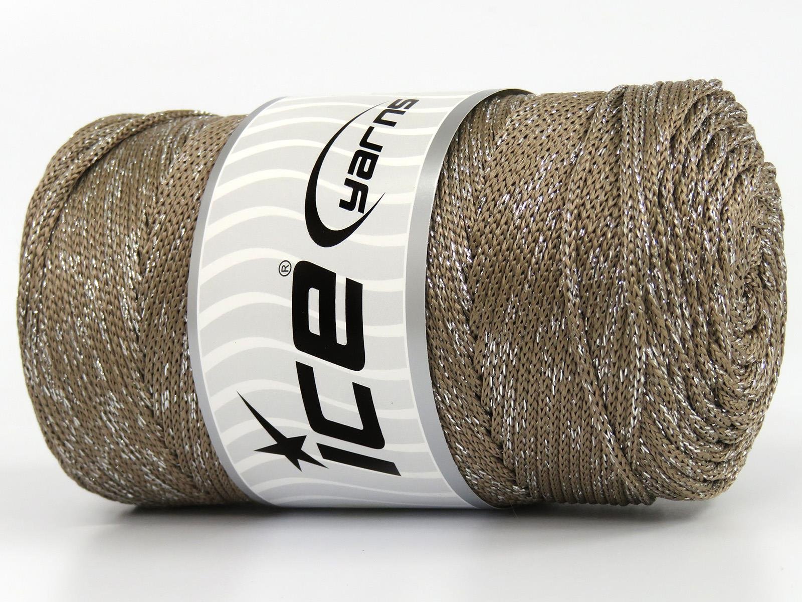 Macrame Bulky Glitz Gold, Dark Camel