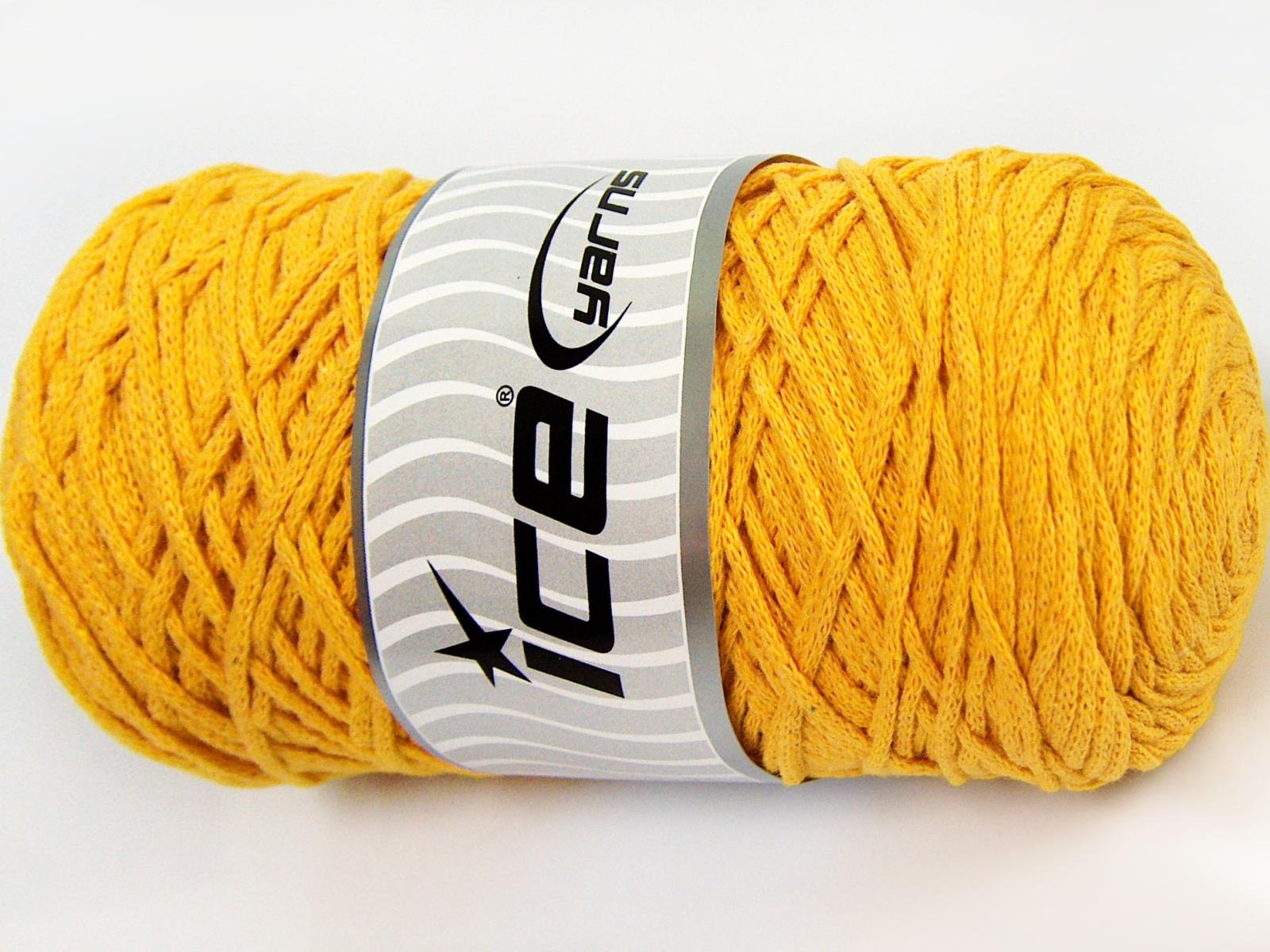 Macrame Cotton Dark Yellow