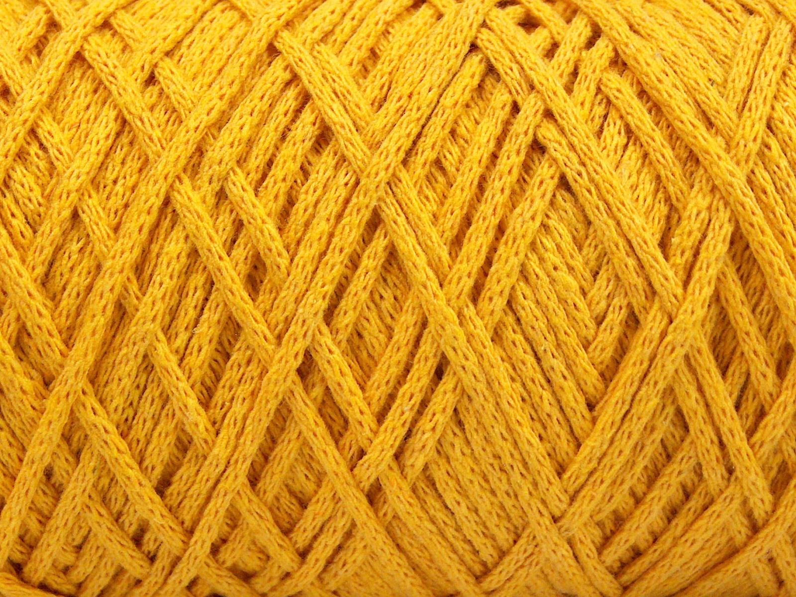 Macrame Cotton Dark Yellow