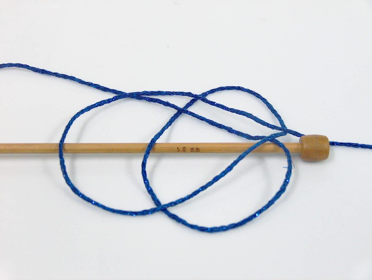 Macrame Cotton Glitz Blue