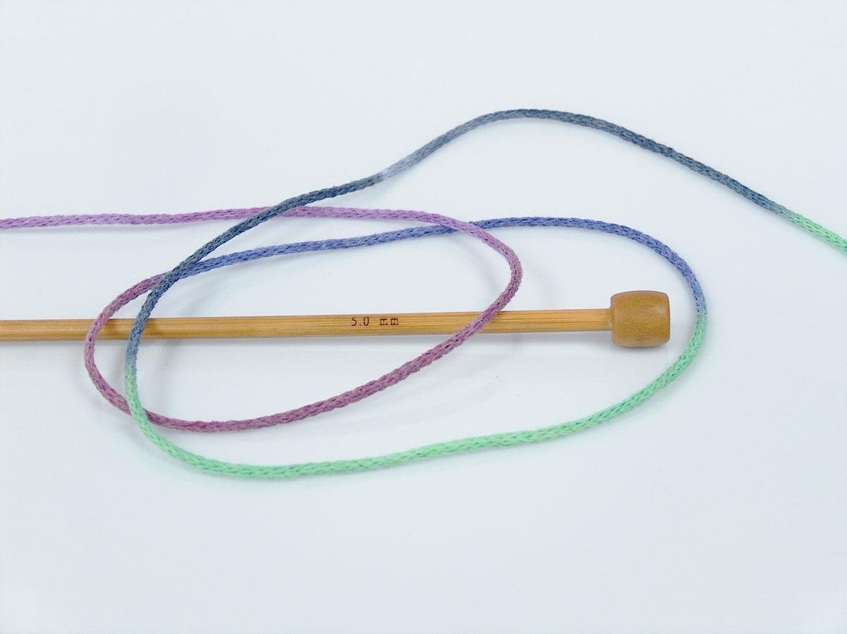 Macrame Cotton Print Green, Purple, Grey, Maroon