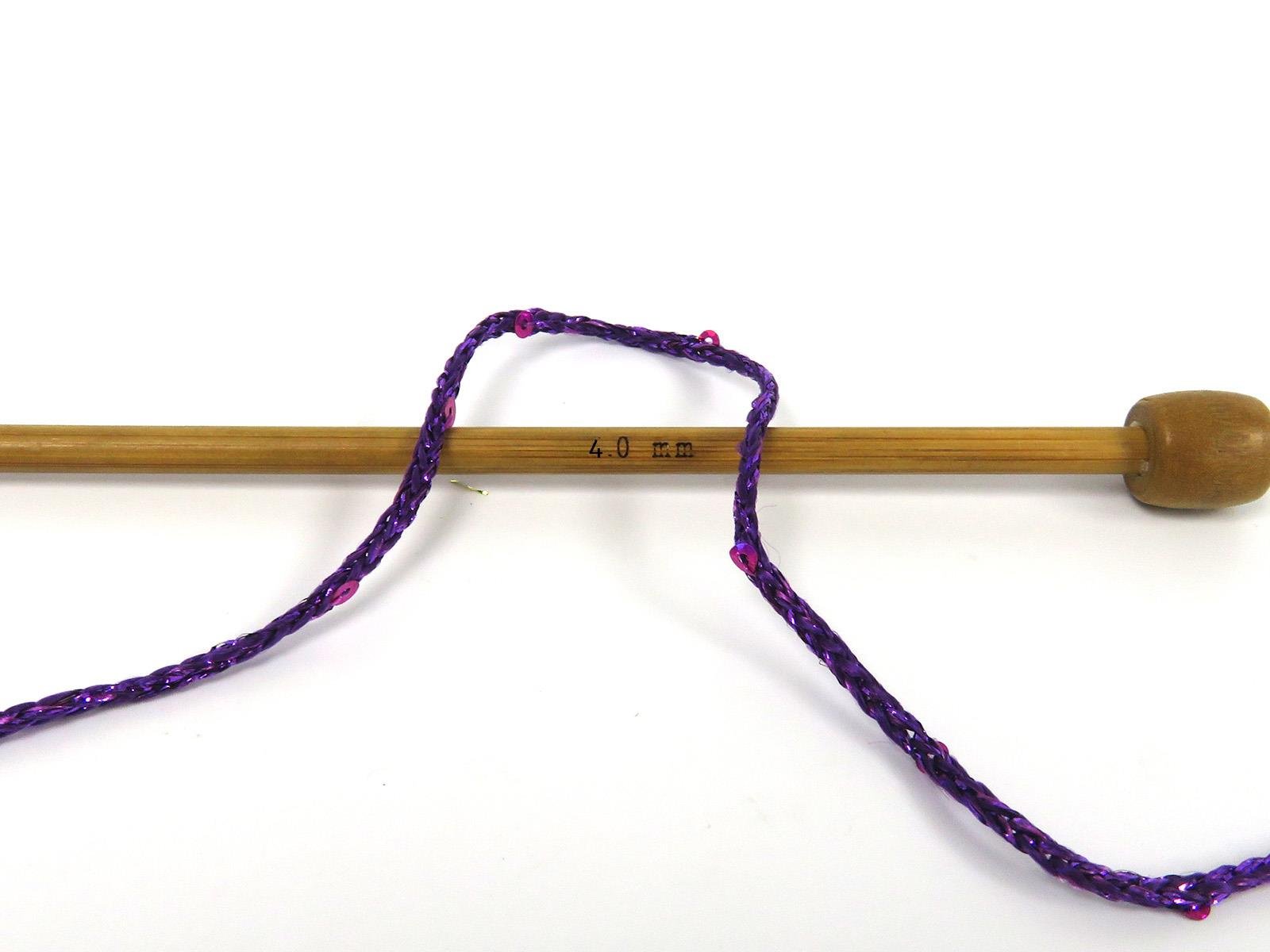 Macrame Glitz Paillette Mor