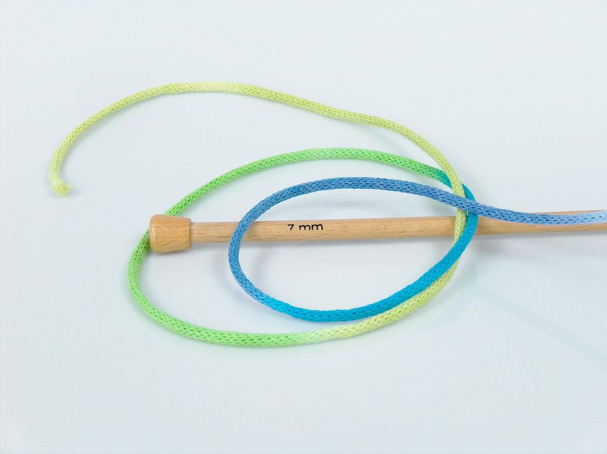 Macrame VisCot Color 3mm Blue, Lilac, Green Shades