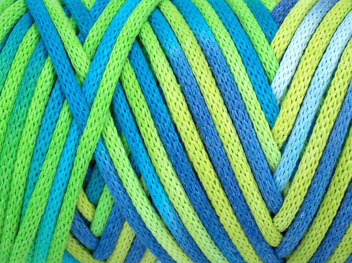 Macrame VisCot Color 3mm Blue, Lilac, Green Shades