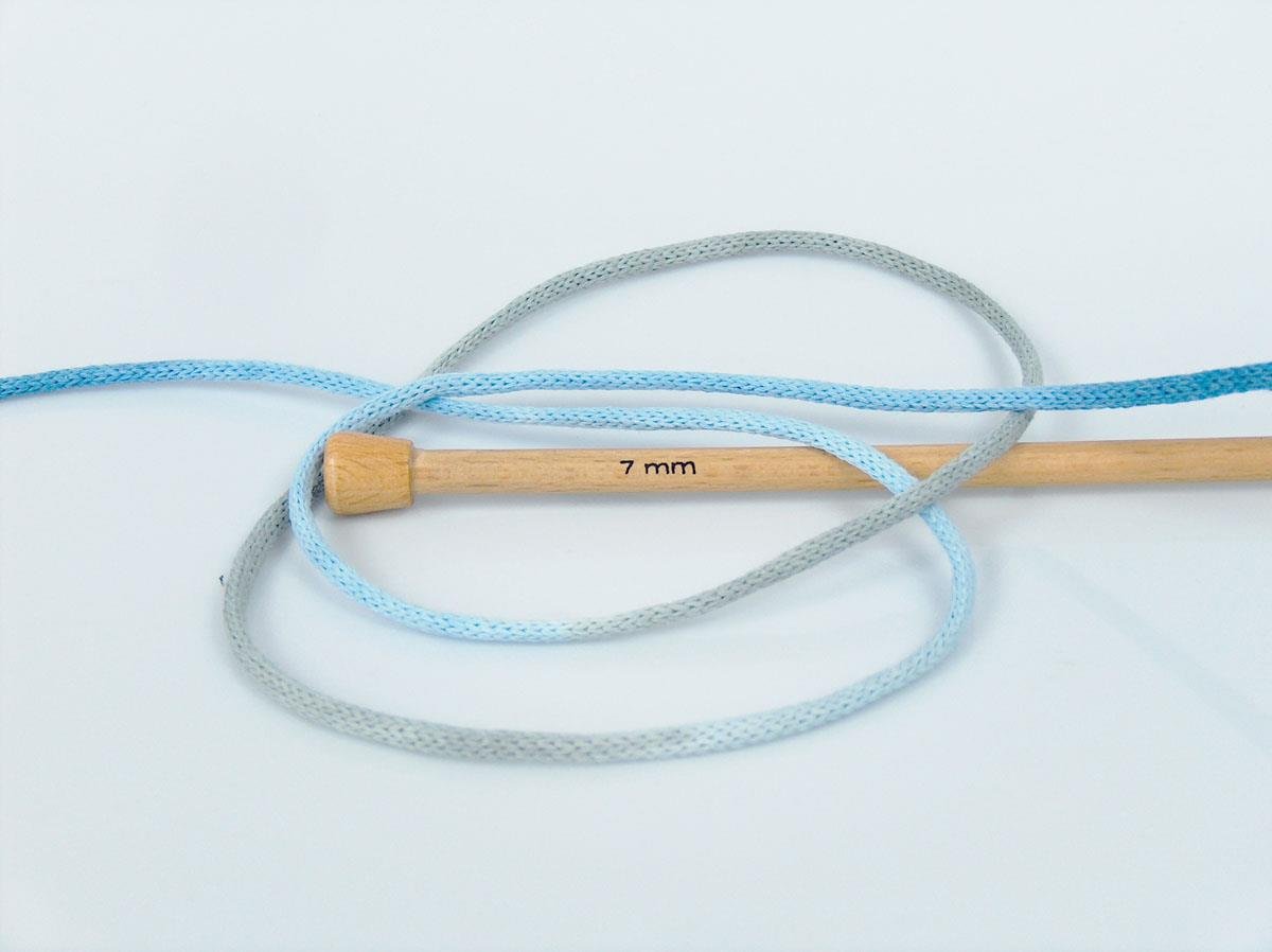 Macrame VisCot Color 3mm Blue Shades, Grey Shades