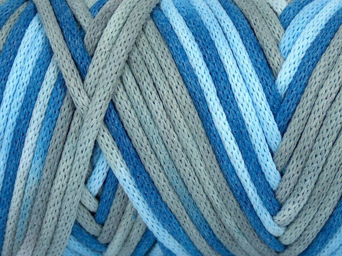 Macrame VisCot Color 3mm Blue Shades, Grey Shades