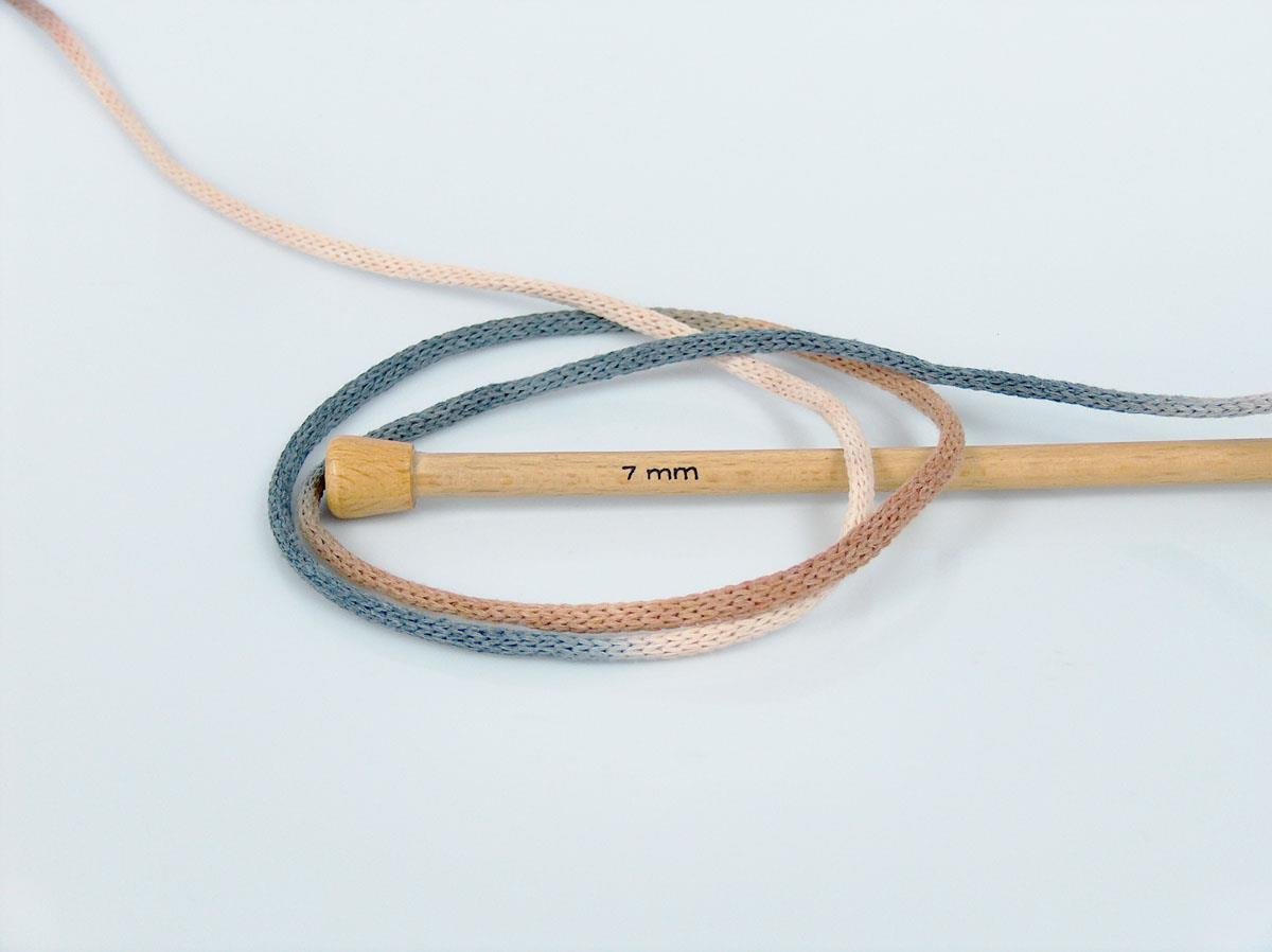 Macrame VisCot Color 3mm Cream, Brown Shades, Grey Shades