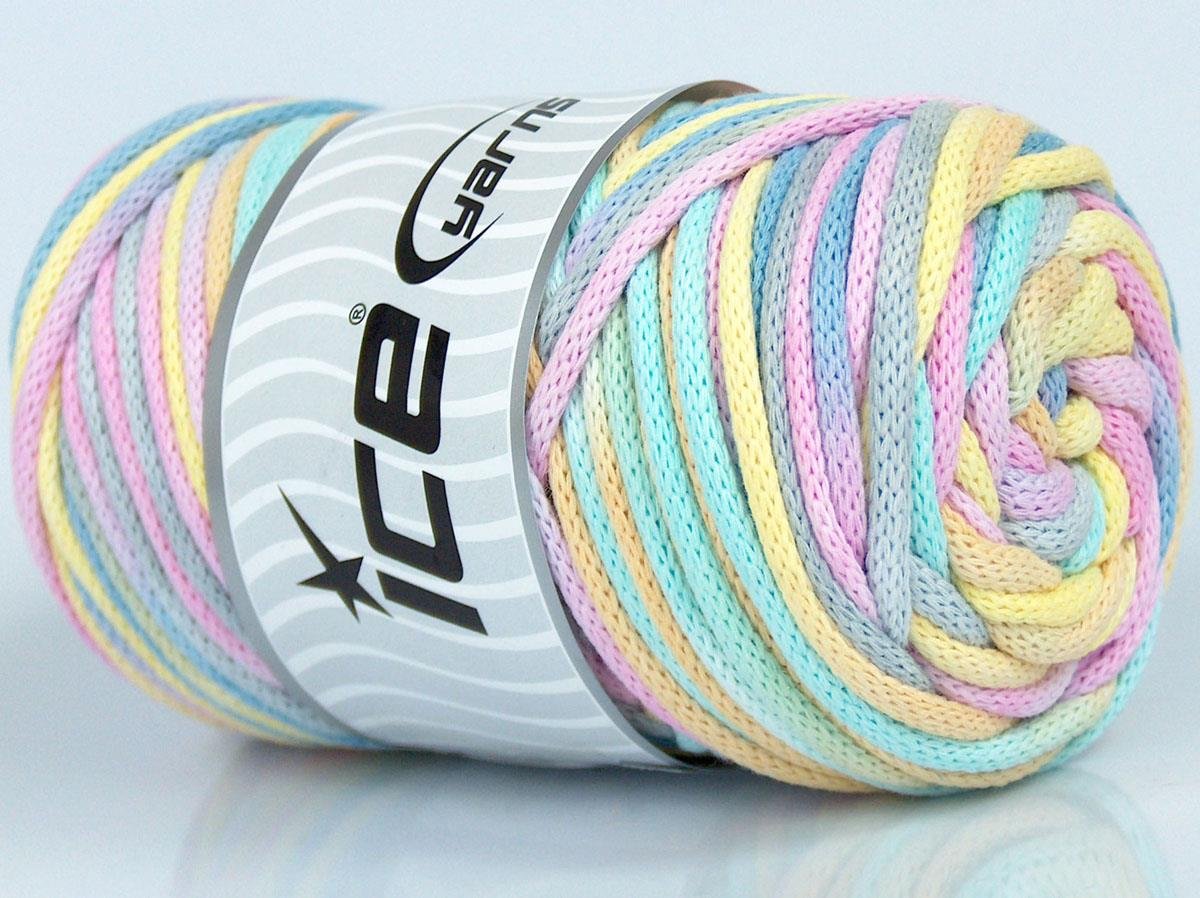 Macrame VisCot Color 3mm Pink, Blue, Yellow, Light Grey, Mint Green
