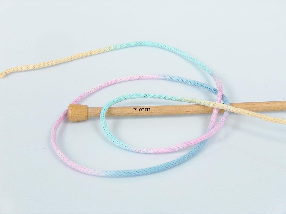 Macrame VisCot Color 3mm Pink, Blue, Yellow, Light Grey, Mint Green