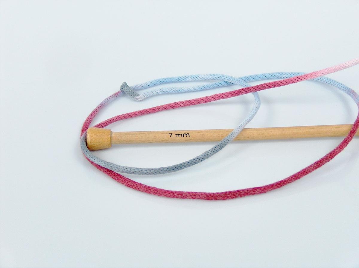 Macrame VisCot Color 3mm Red, Grey, Light Blue, Pink Shades