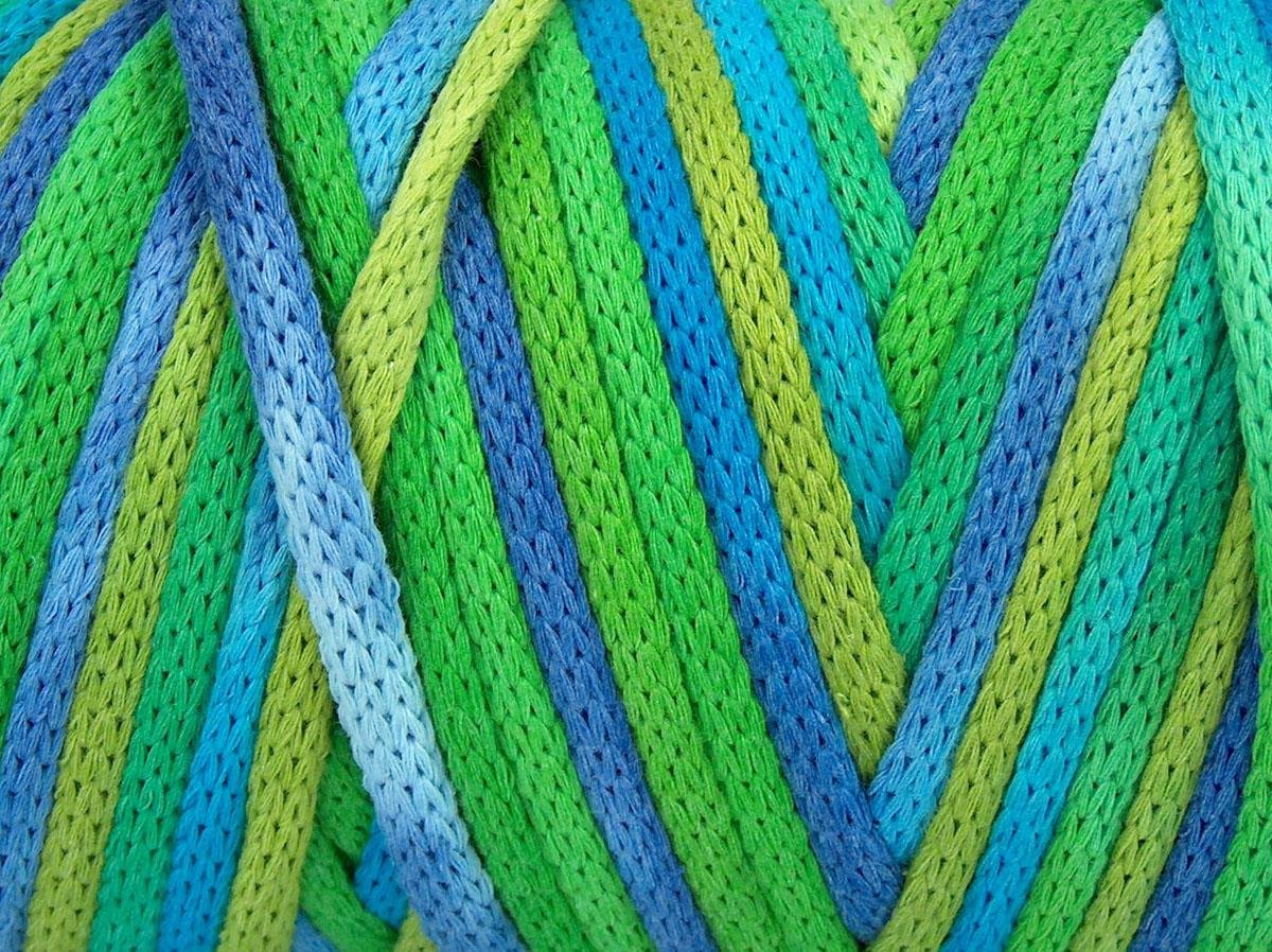 Macrame VisCot Color 5mm Blue, Lilac, Green Shades