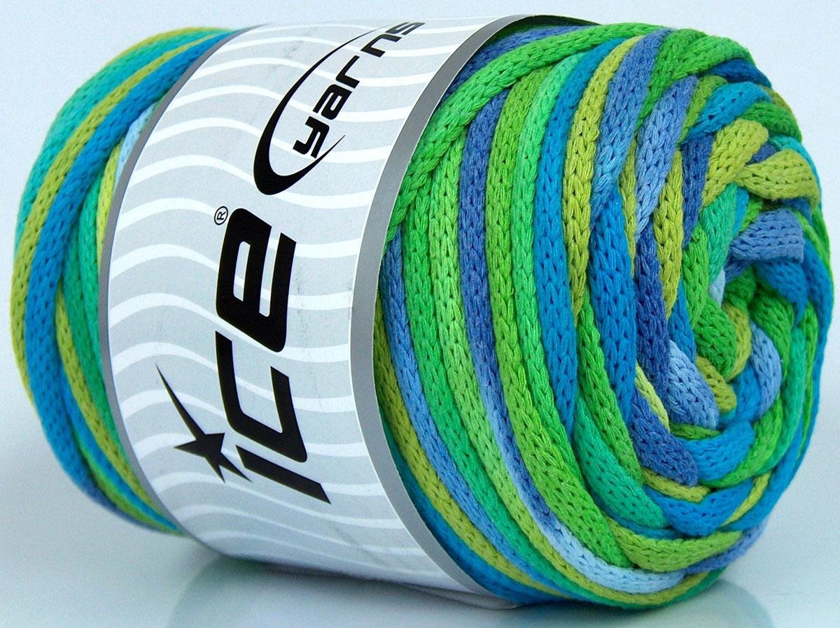 Macrame VisCot Color 5mm Blue, Lilac, Green Shades