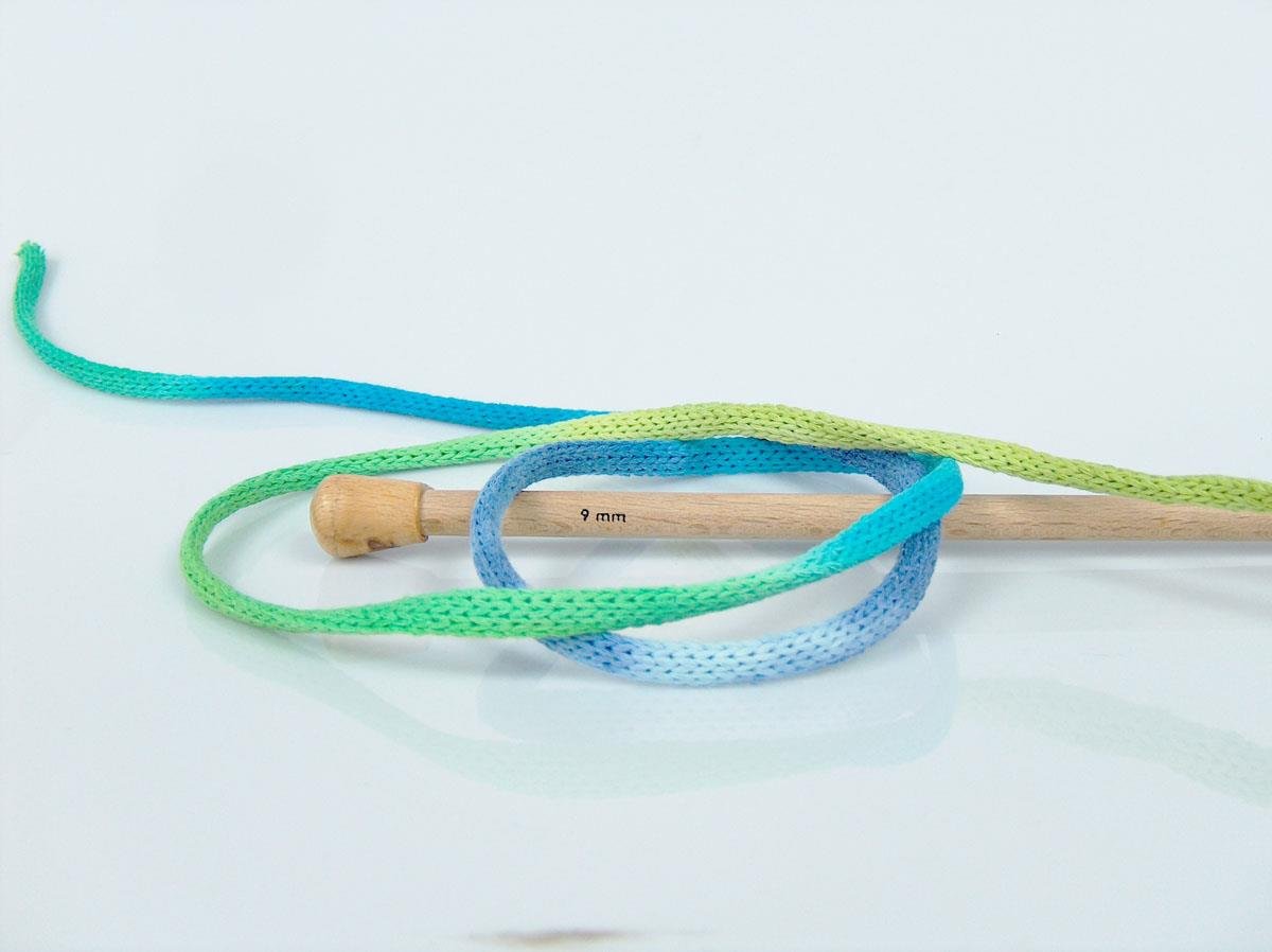 Macrame VisCot Color 5mm Blue, Lilac, Green Shades