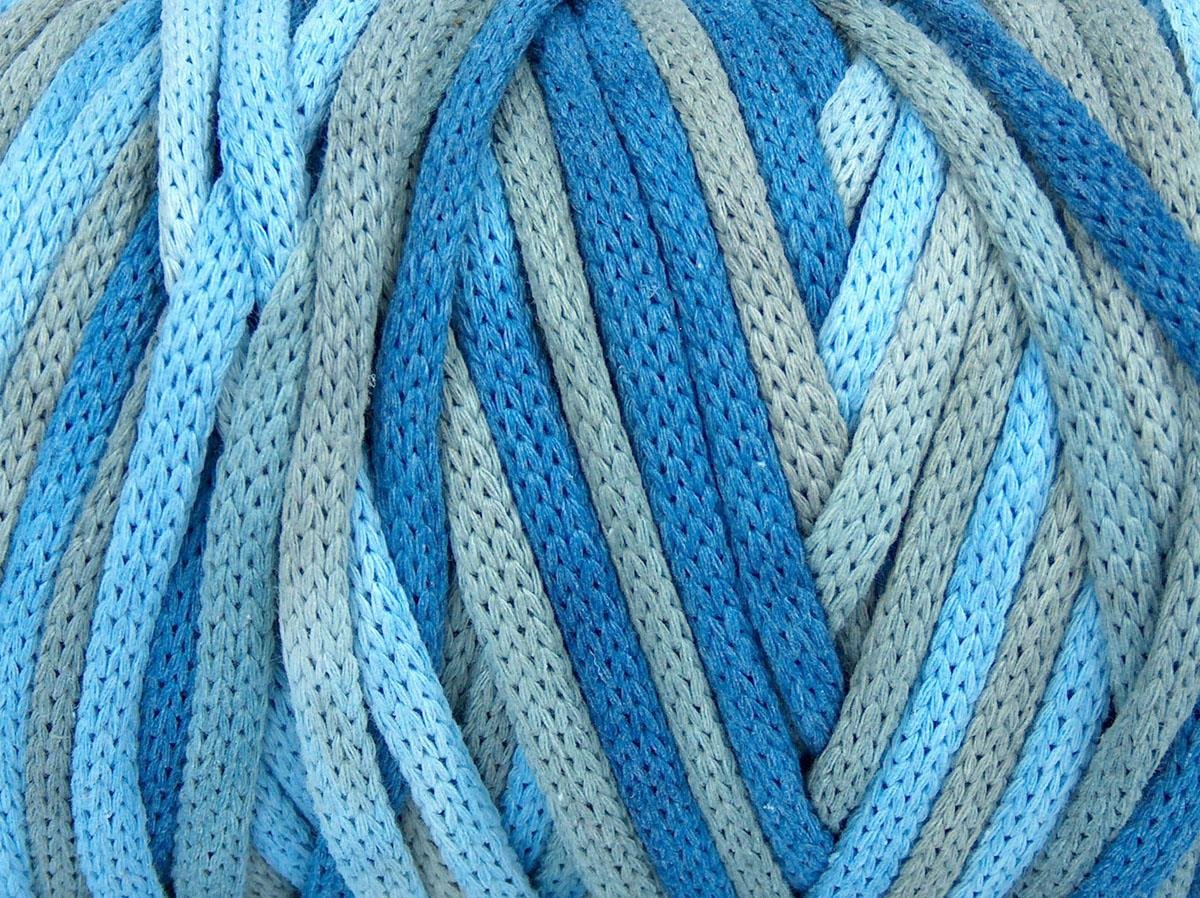 Macrame VisCot Color 5mm Blue Shades, Grey Shades