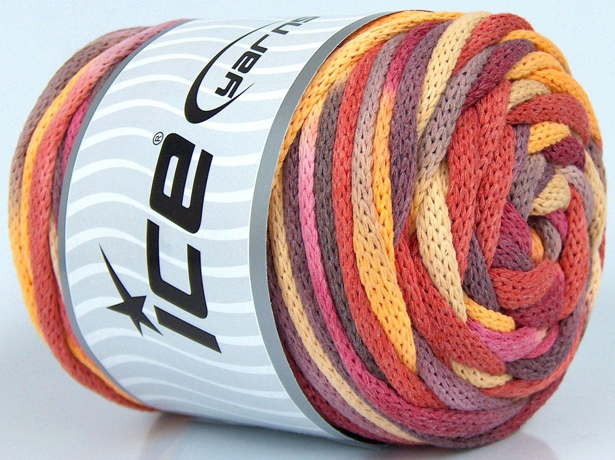 Macrame VisCot Color 5mm Brown, Pink, Red, Gold