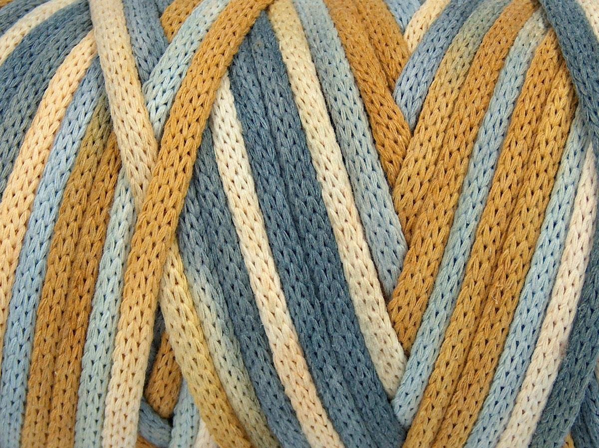 Macrame VisCot Color 5mm Light Brown, Cream Shades, Grey Shades