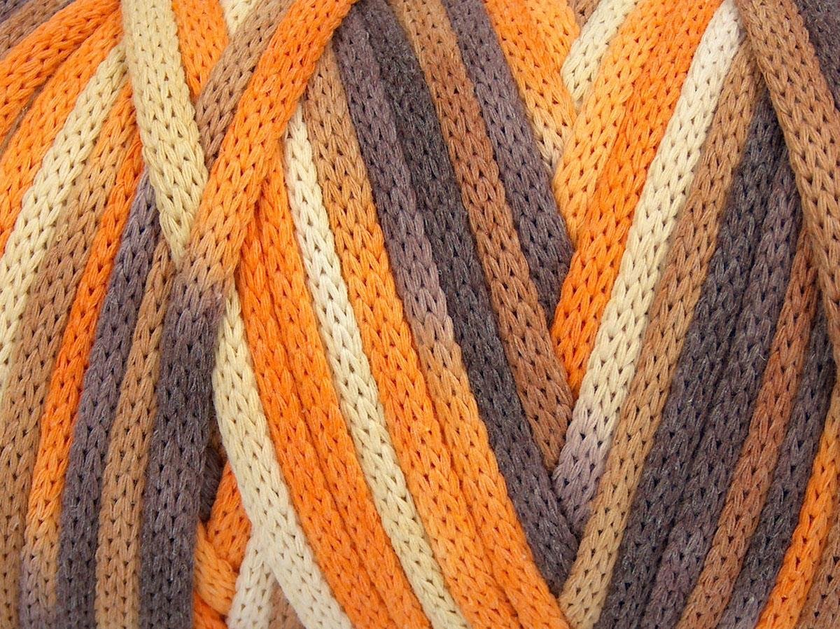 Macrame VisCot Color 5mm Orange, Yellow, Brown Shades
