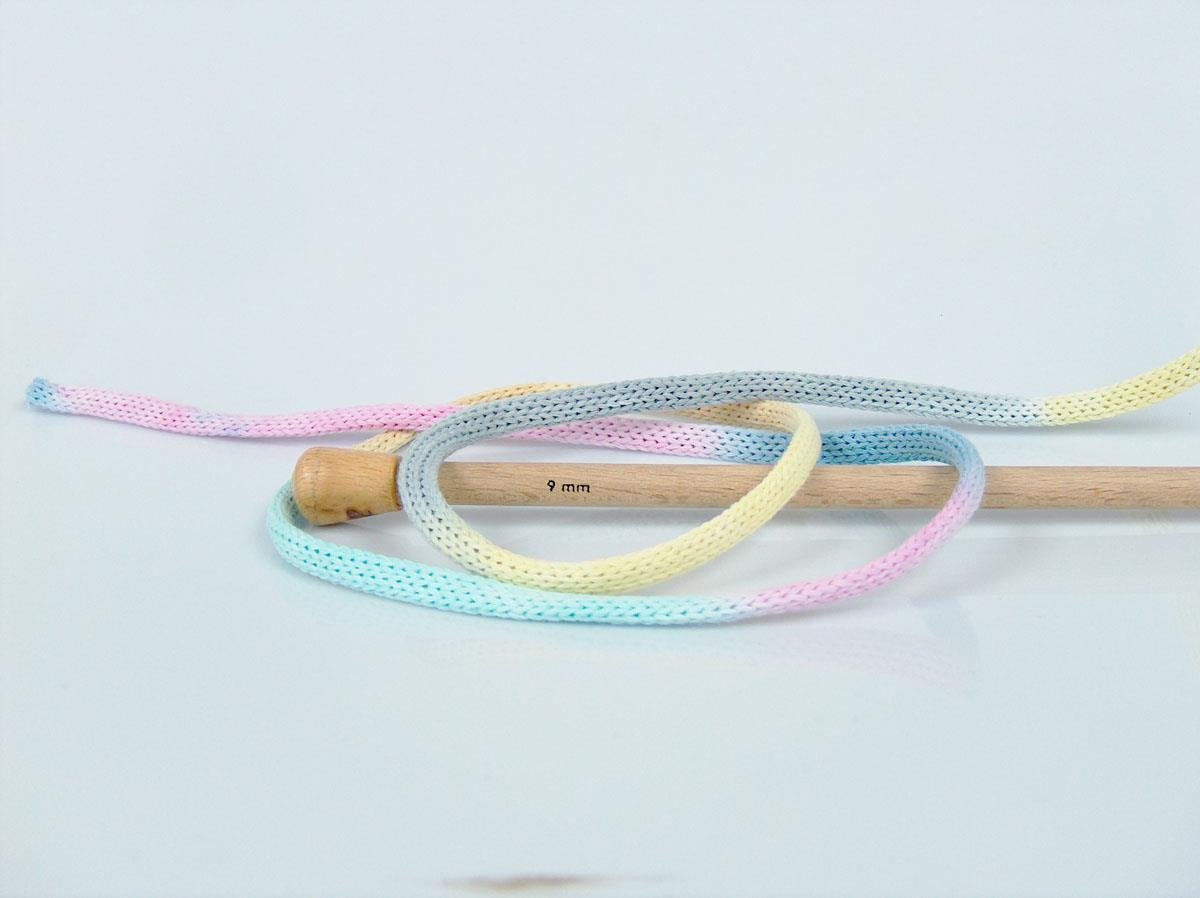 Macrame VisCot Color 5mm Pink, Blue, Yellow, Light Grey, Mint Green