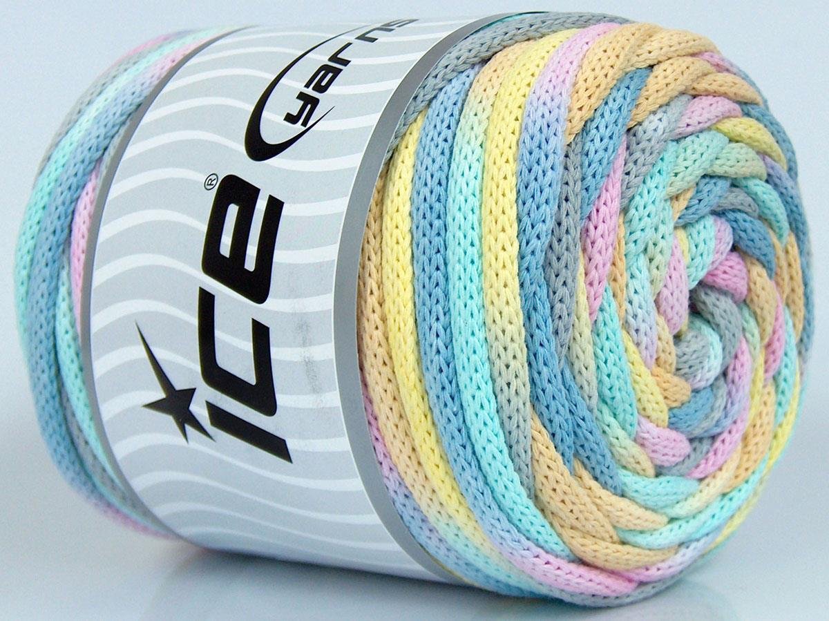 Macrame VisCot Color 5mm Pink, Blue, Yellow, Light Grey, Mint Green