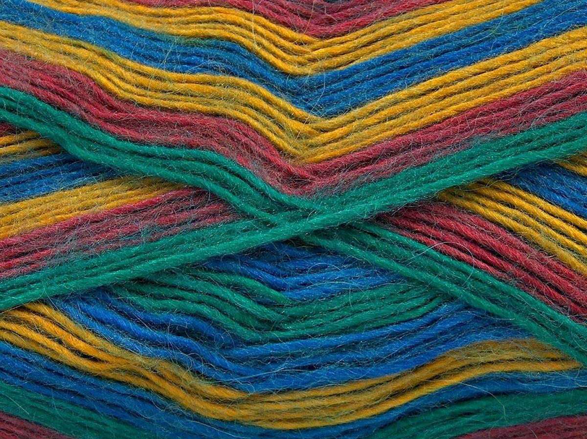 Madonna Blue, Gold, Copper, Emerald Green