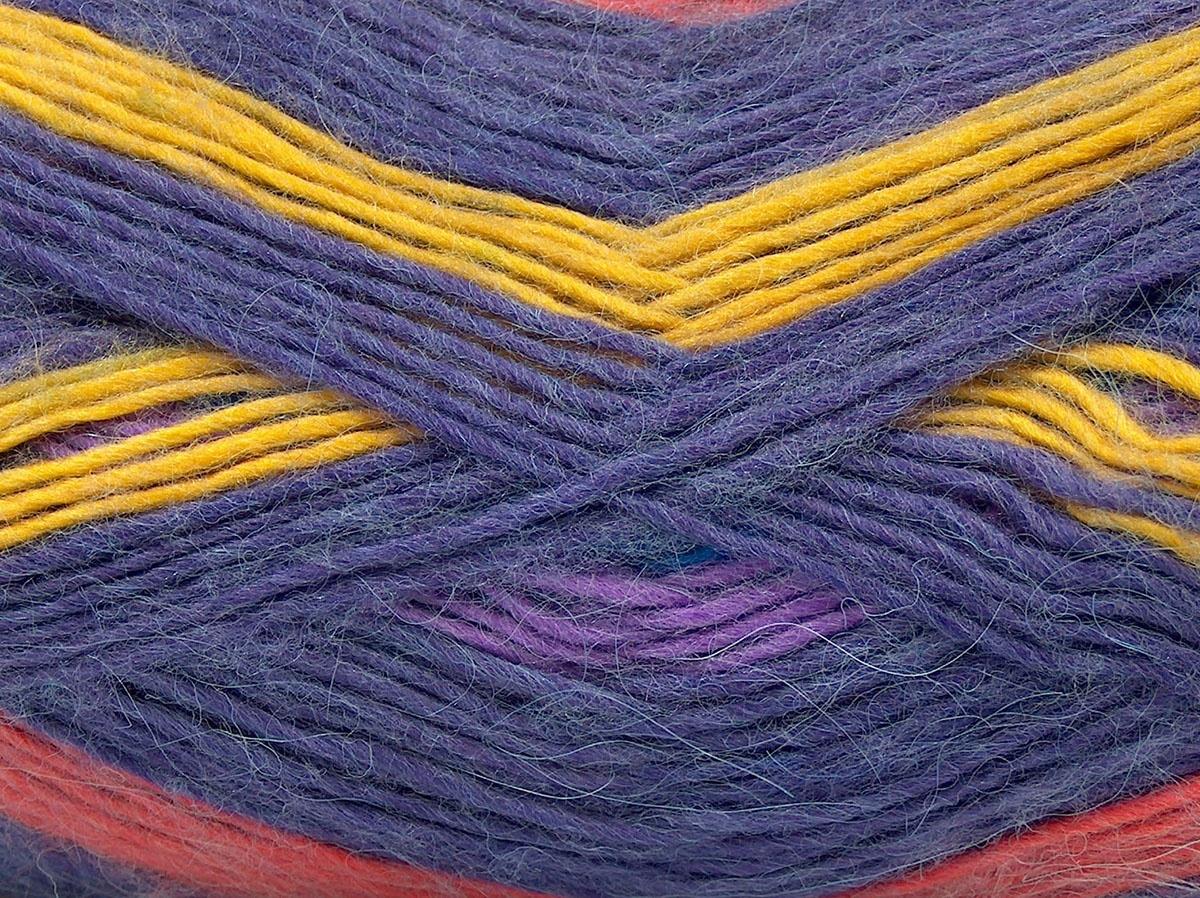 Madonna Orange, Gold, Lavender