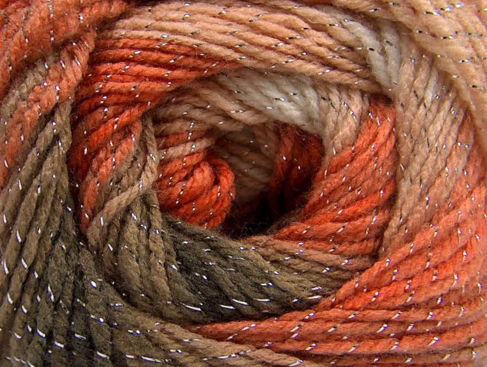 Magic Glitz Orange, Brown Shades