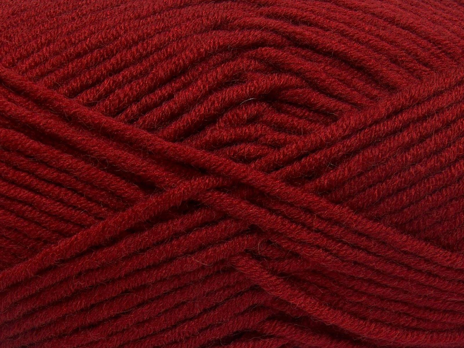 Merino Chunky Dark Red