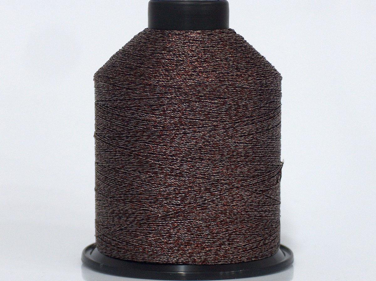Metallic Thread Cone Camel, Copper