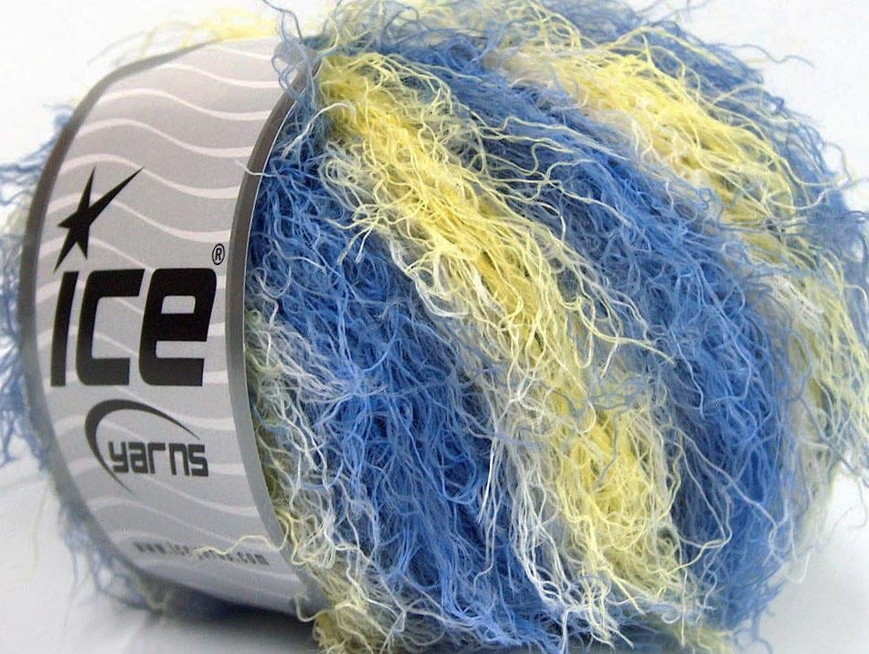 Modena Viscose Yellow, Blue Shades