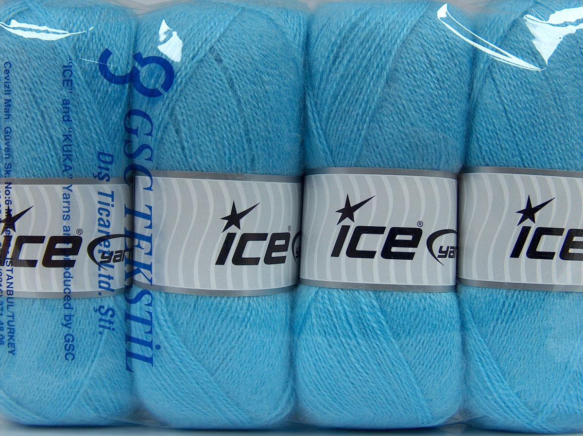 Mohair Pastel Baby Blue