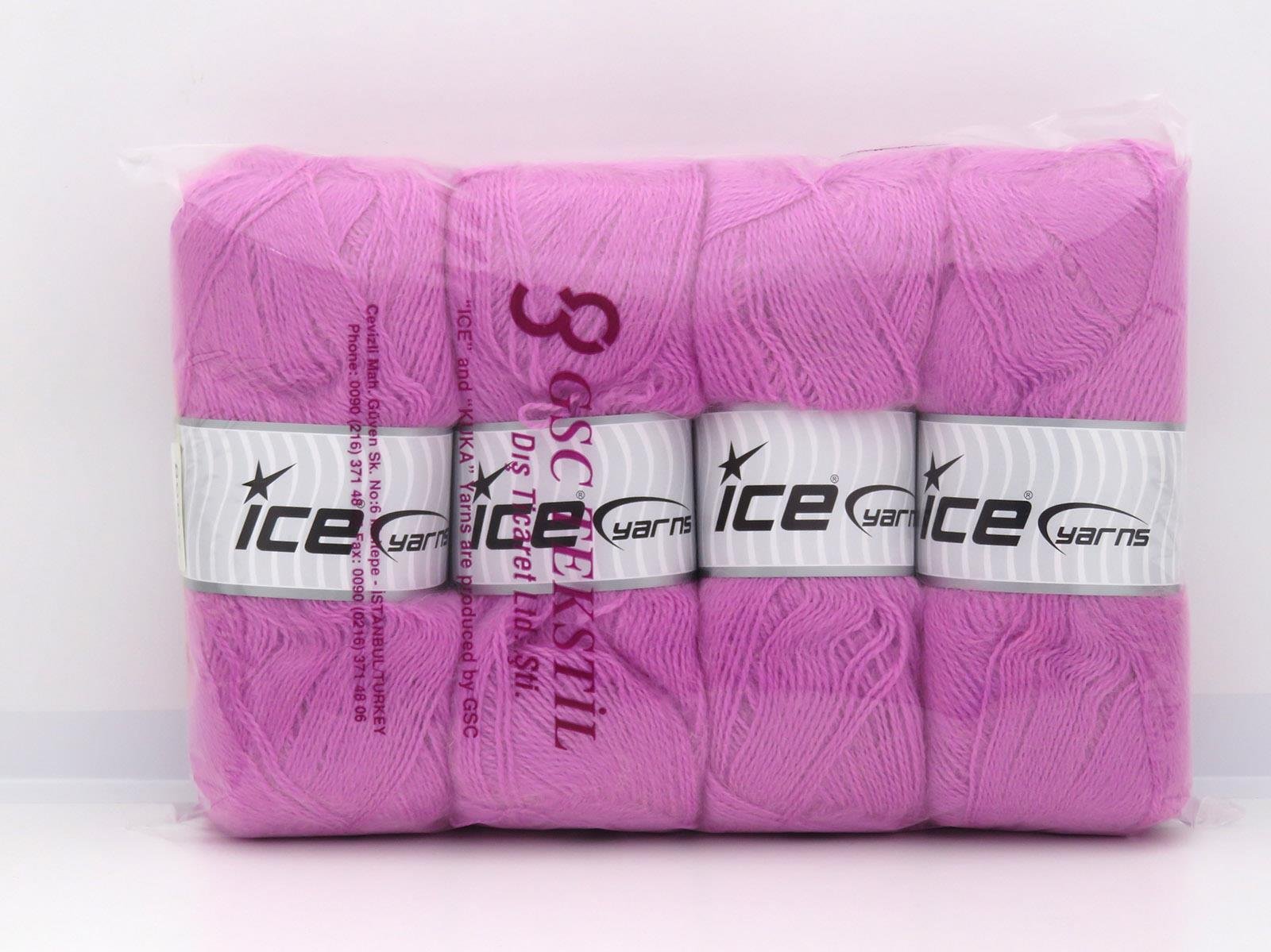 Mohair Pastel Candy Pink