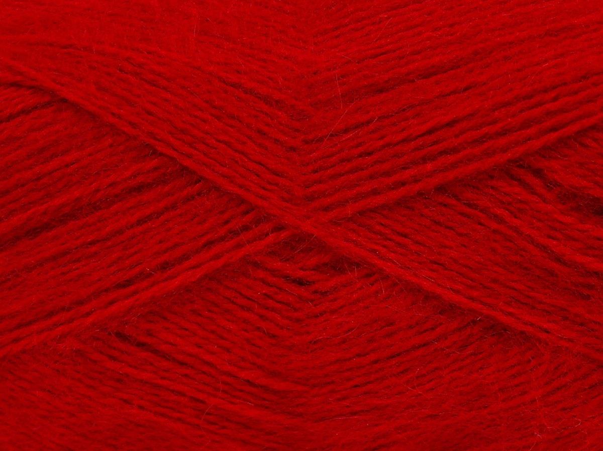 Mohair Pastel Red