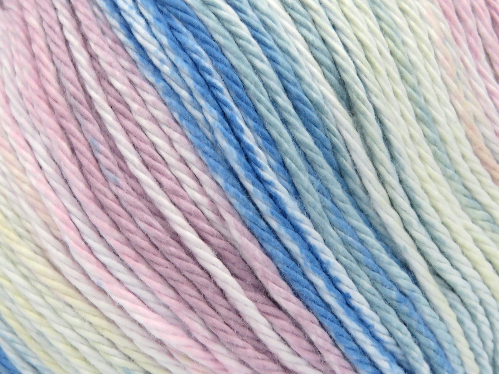 Mona Lisa Pink, Blue, White, Yellow, Light Green