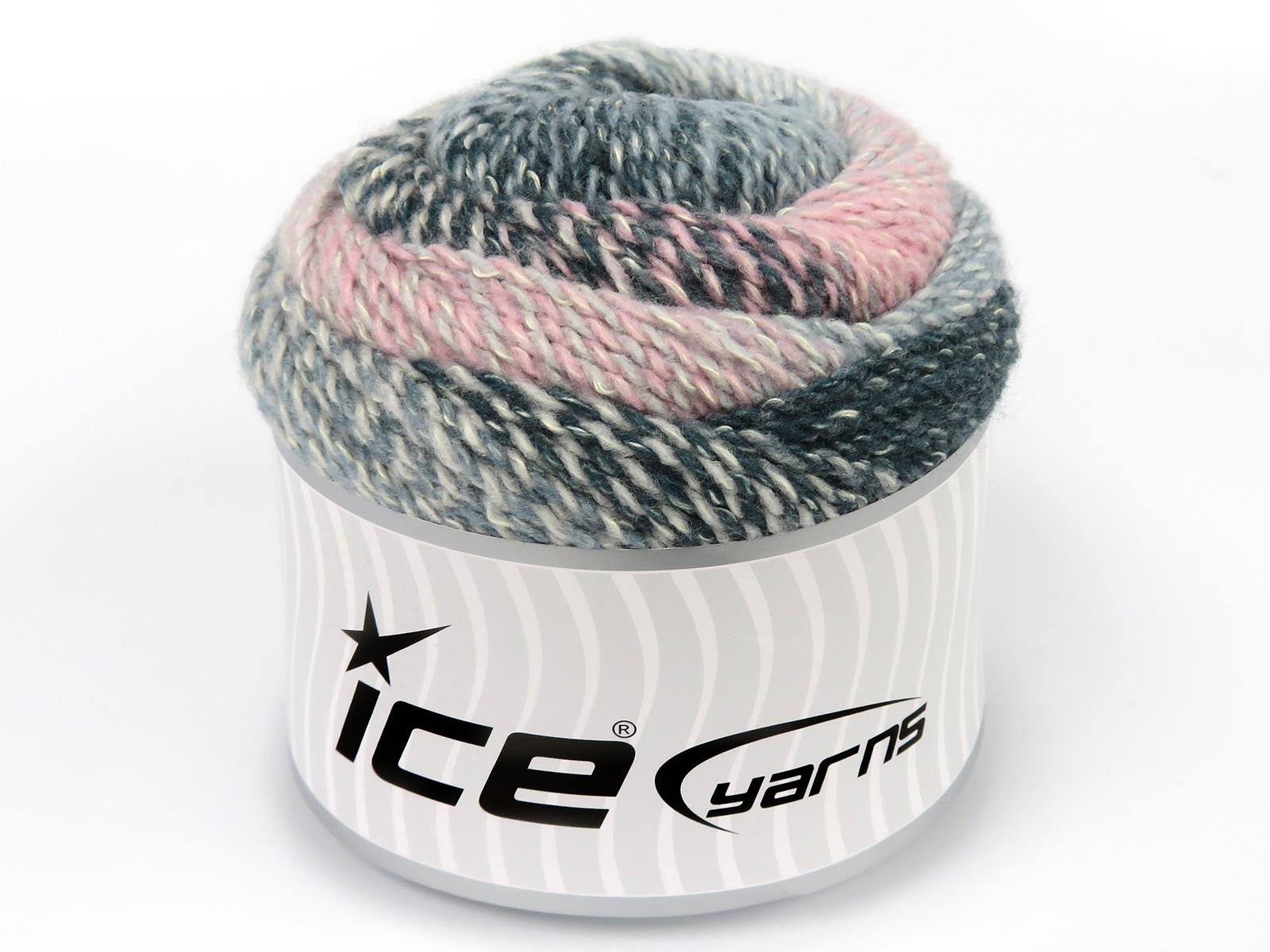 Mosaic Cotton Pink, Blue, Light Green