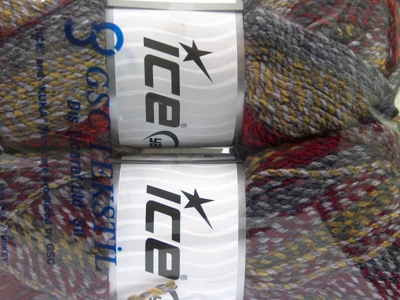 Mosaic Grey, Burgundy, Olive Green