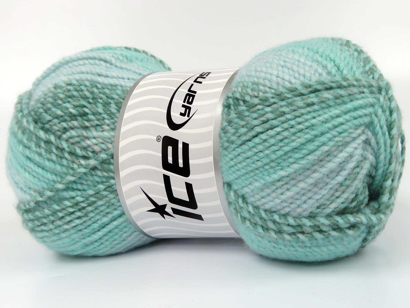 Mosaic Light Grey, Green Shades