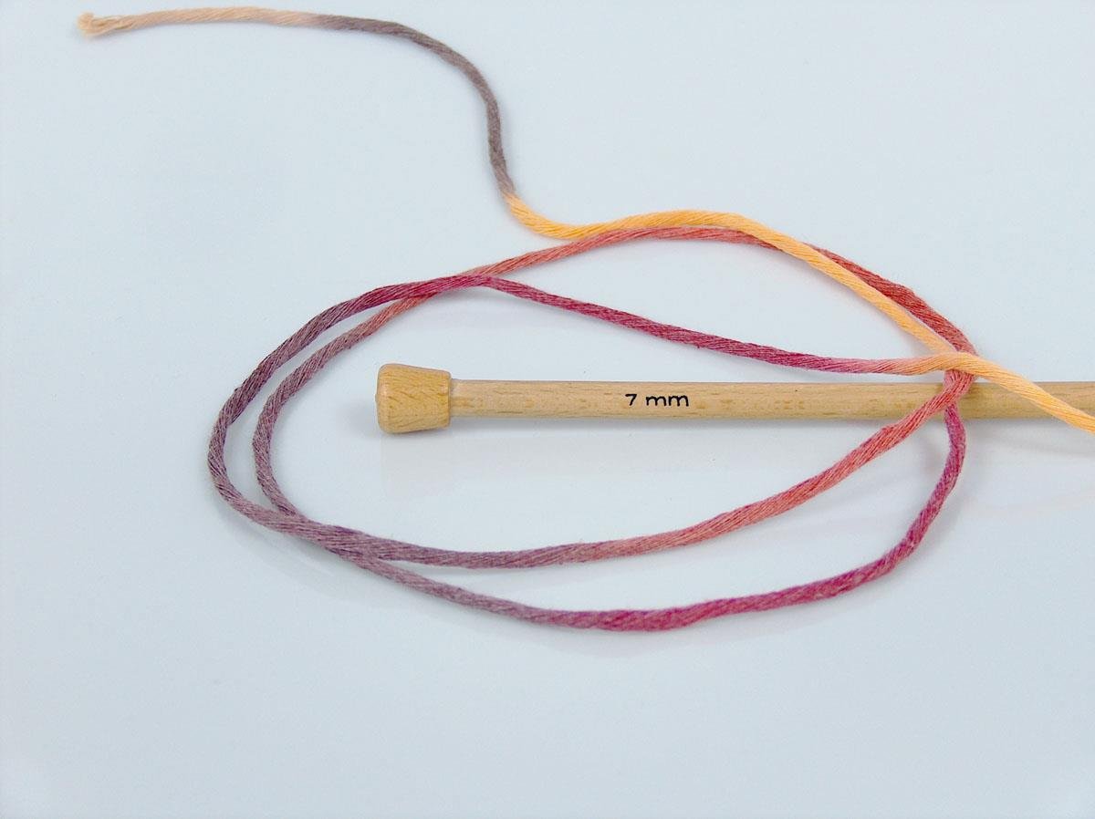 Natural Cotton Color 3mm Brown, Pink, Red, Gold