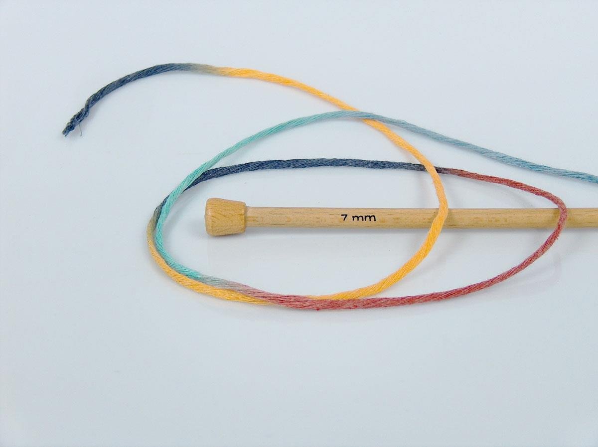 Natural Cotton Color 3mm Gold, Copper, Blue Shades, Mint Green