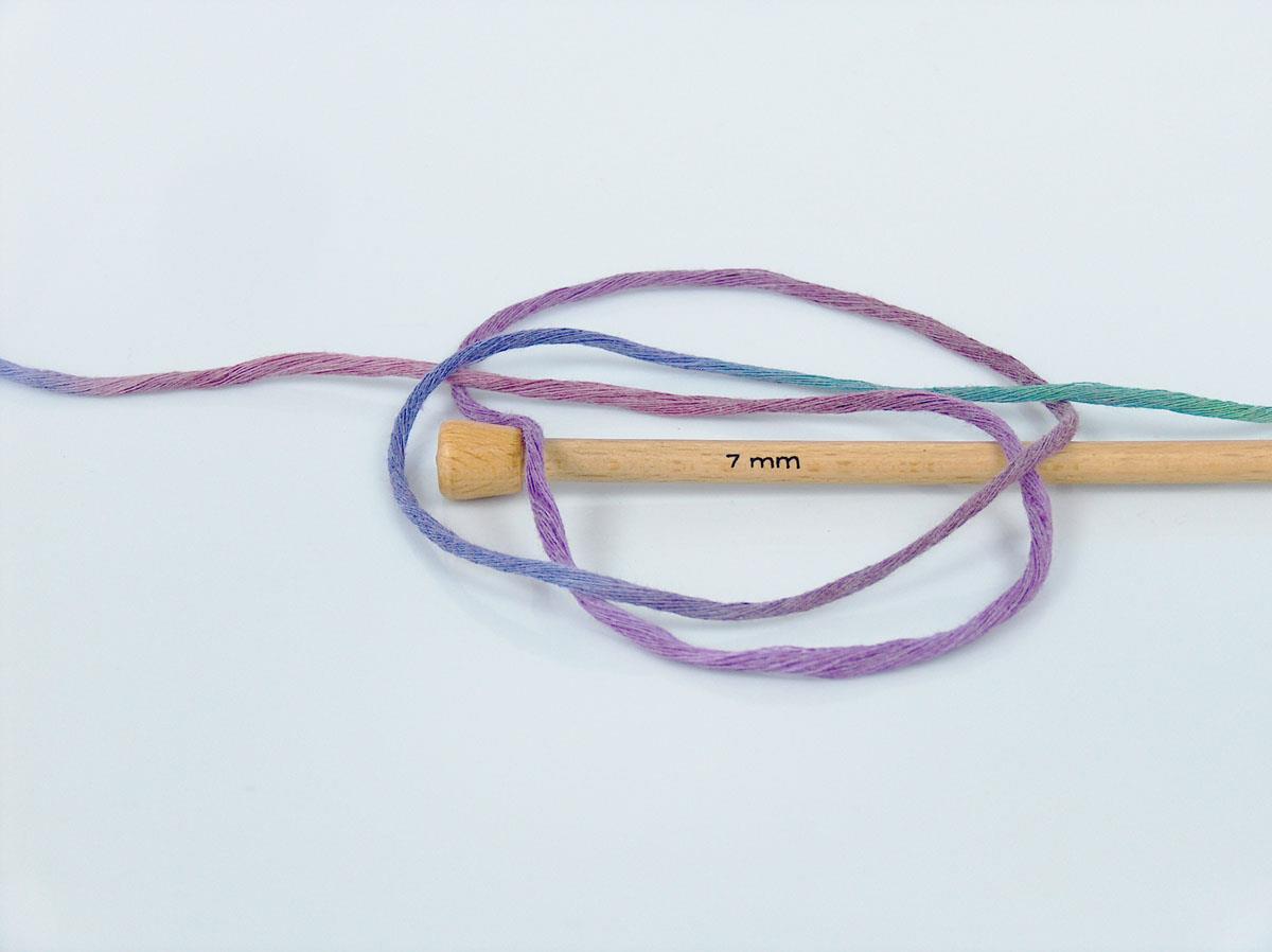 Natural Cotton Color 3mm Green, Purple, Grey, Maroon