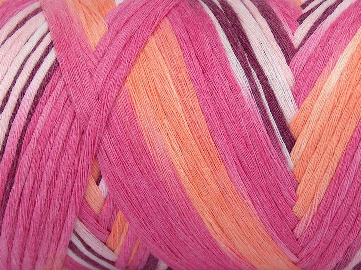 Natural Cotton Color 3mm Orange, Maroon, Pink Shades