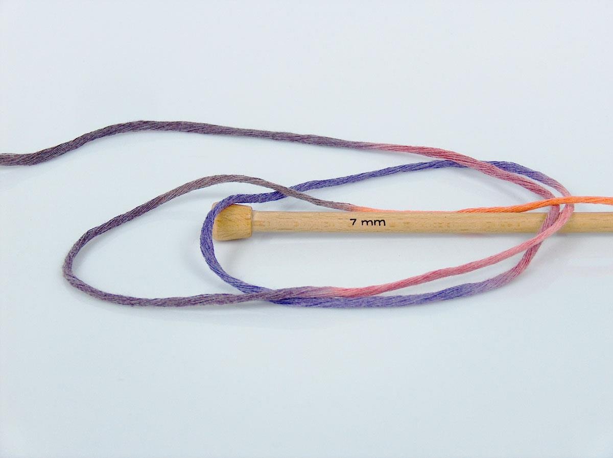 Natural Cotton Color 3mm Pink, Purple, Orange, Maroon