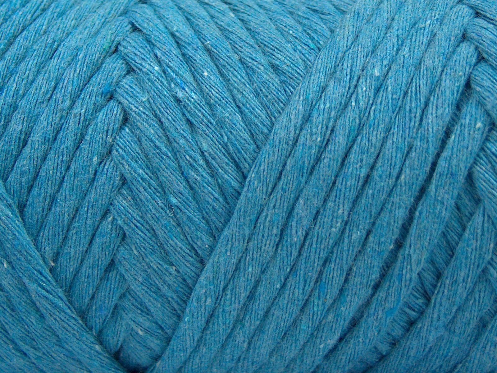 Natural Cotton Jumbo Turquoise