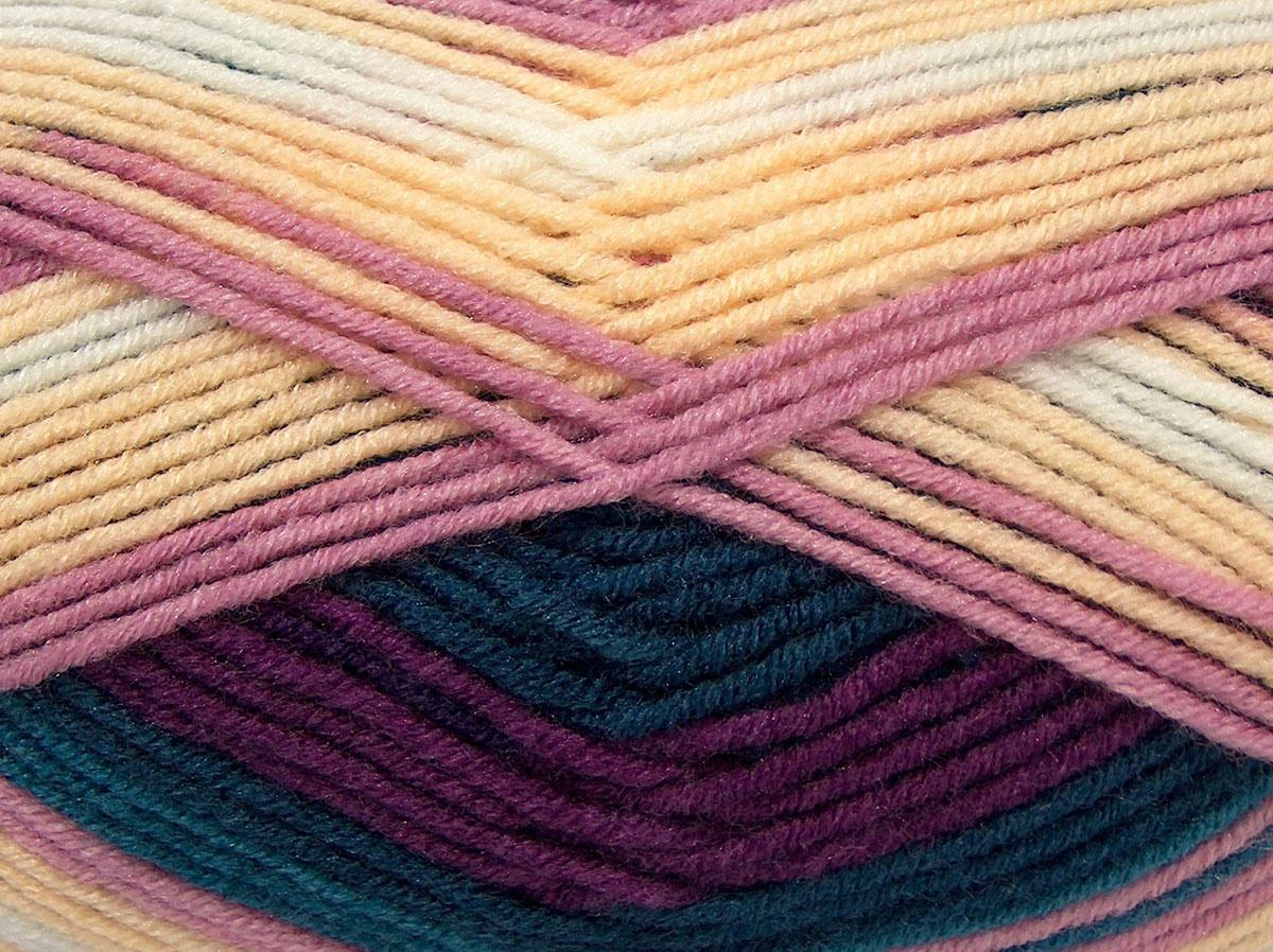 Nice Baby Pink, White, Purple, Dark Cream, Oil Blue